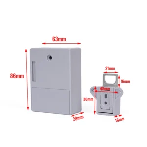 Invisible Smart Cabinet Lock – Digital Sensor Lock with EMID IC Card for Drawers & Wardrobes - Image 6