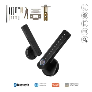 MOES Tuya Bluetooth Smart Fingerprint Door Handle Lock Electronic Password APP Remote Unlock Hotel Apartment Office Rental House - Image 7