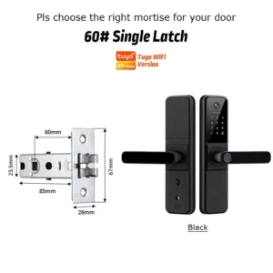 YRHAND H01 Smart Door Lock – Tuya WiFi Digital Lock with Biometric Camera & Fingerprint - Image 20
