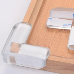 4pcs Transparent Right Angle Table Corner Guards – Baby & Child Safety Furniture Edge Protectors - Image 3