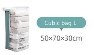 No Pump Vacuum Storage Bags for Clothes, Blankets, Travel Accessories – Large Compression Plastic Covers - Image 10