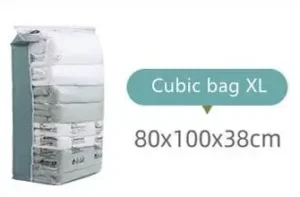 No Pump Vacuum Storage Bags for Clothes, Blankets, Travel Accessories – Large Compression Plastic Covers - Image 11