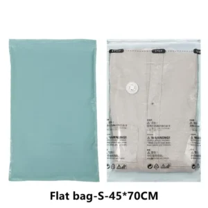 No Pump Vacuum Storage Bags for Clothes, Blankets, Travel Accessories – Large Compression Plastic Covers - Image 7